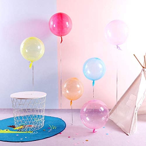 18 Inch Helium Bobo Balloons for LED Light Up Balloons - Christmas, Wedding, Birthday Party Decorations (Orange, 10 Pack, Led String Not Included) - Image 5