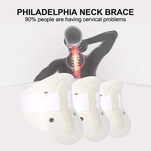 3 Sizes Breathable Neck Brace Cervical Collar Neck Support Pain Relief Neck Orthosis Braces(M(14cm))