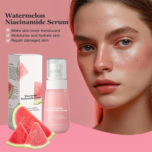 Sérum hydratant niacinamide pastèque pour un teint éclatant et repulpé