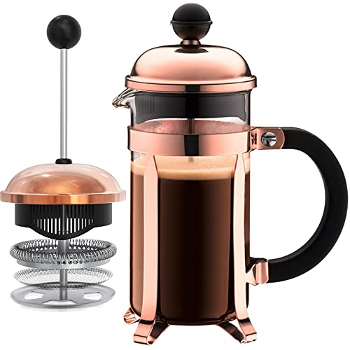 Recopilación de Cafetera de Prensa Francesa comprados en linea. 45 Cafetera Francesa de Acero Inoxidable,1000 ML Cafetera de émbolo para café y té Cafetera de Prensa Francesa para Hacer Café y Té,Prensa Francesa 1 Litro para Compartir,Regalo...