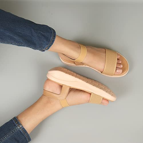 Image of Indifeet - platform heels sandals for women, stylish wedges ladies sandal, woman fashion latest wedge design, women's girls footwear, fancy ladies' flatforms trendy lady best