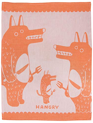 Blue-Q-Funny-Woven-Dish-Towel-100-Cotton-Soft-Super-Absorbent-Hangry Blue Q Funny Woven Dish Towel 100 Cotton Soft Super Absorbent Hangry