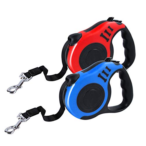 Festnight 3000 MM / 5000 MM trela do cão retrátil automática flexível cão filhote de cachorro gato c