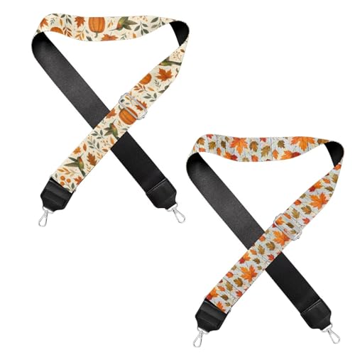 Image of Jeiento Replacement Shoulder Strap,2 Piece Set Guitar Style Handbag Crossbody Strap Adjustable Guitar Straps for Women Girls