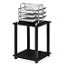 Furinno SIMPLISTIC Side Table Set of 2, 2-Tier End Table, Nightstand, Night Stand, Bedside Table, Easy Assembly, for Living Room, Bedroom, Americano