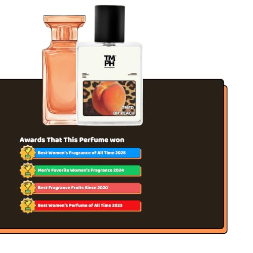 Image of TMPerfumehouseTmfd bIT peach EDP for Men & Women | Fruity, Gourmand & Long Lasting Perfume Spray | Woody, Warmspicy & Fruity Fragrance | Luxury Gift for Him & Her | TMPH | 50ml