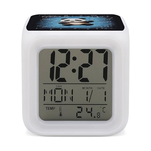 Reloj para dormitorios con pantalla grande que soluciona los despertares difíciles de niños 2