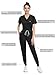 Eadflie Medical Scrubs Set for Women - Classic V-Neck Top & Jogger Pants with Stretch Nursing Uniform Scrub Suit