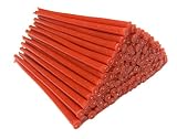 Natural Pure Beeswax Candles Organic Honey Eco Candles Amber Red Color in Gift Box (Natural Cotton W