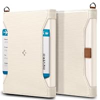 Spigen Protège Passeport Français Étui Anti RFID Similicuir - Porte-Passeport Voyage Avec Portes Cartes