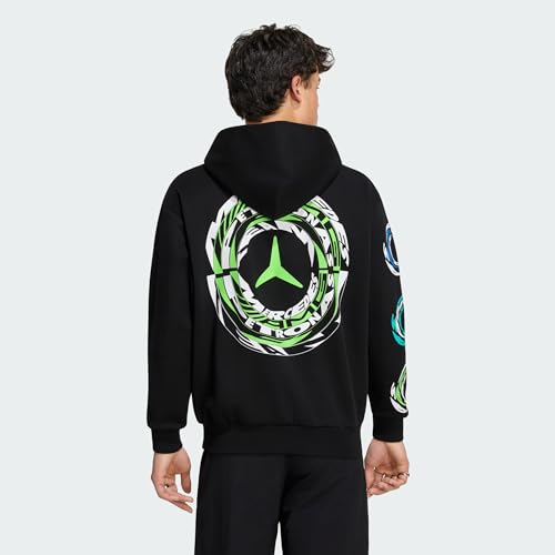 Sudadera con capucha de luces Mercedes-AMG F1 de adidas coleccionista 4