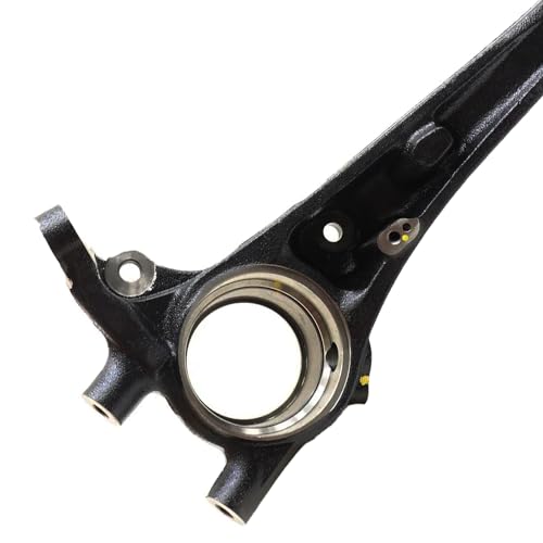 Image of Detroit Axle - Front Left Steering Knuckle for Hyundai 2008-2010 Sonata Driver Side Steering Knuckle Assembly 2009 Replacement