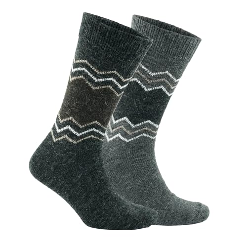 anatolian Alpaca Wool Socks Low Calf for Men Women - Warm Comfortable Everyday Casual Dress Socks - Main Image