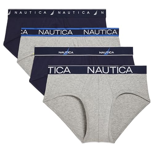Nautica Men's 4 Pack Limited Edition Cotton Stretch Briefs