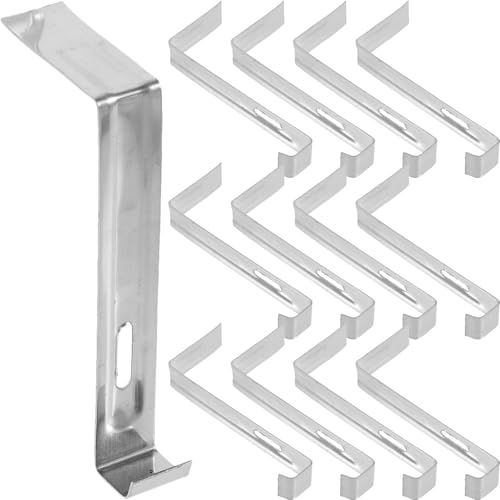 VILLFUL 20個 防滑扣瓦 耐久ステンレス製 屋根用ルクリップ 雨雪対応 滑り止め機能付き 屋根材固定クリップ 施工簡単 住宅 商業用ルーフィン