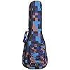 10 MM Verstelbare En Comfortabele Duurzame Etnische Ukelele Tas Bohemen Stijl (Color : Blue Plaid, Size : 26inch)