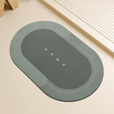Topzywlc Quick Dry Non Slip Bath Mat Cover