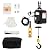 MuChaIOAK Electric Hoist Winch, Electric Hoist Winch Portable 3-in-1 Winch with Wire&Wireless Remote Control Powerful Electric Hoist 110V 1500W 1100 LBS (Black)