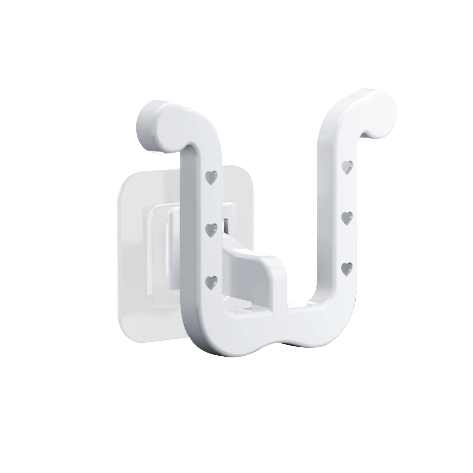 Porta Pantofole Da Parete Adesivo | Organizer Da Porta Senza Chiodi | Portascarpe Da Appendere Per Bagno E Ingresso | Huakaile Bianco