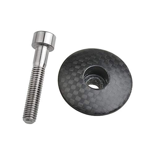 Wanyifa 1 1/8" 3K Carbon Fiber Cycling Headset Stem Top