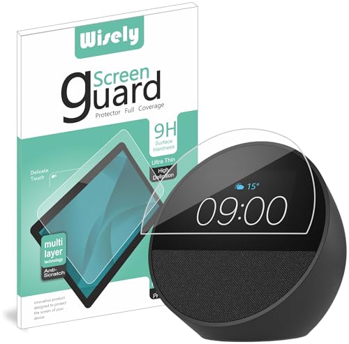 Amazon Echo Spot Review | The Optimized Smart Clock for Indian Homes 24 Wisely Premium Screen Guard Protector for Echo Spot Alexa Display Easy installation kit, HD Clear, Full Cover, Pack of 1