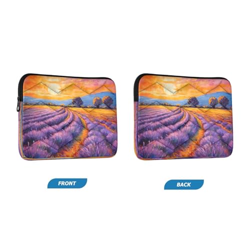 Funda para portátil 13-14 pulg Lavenders Sunset multifuncional miniatura 2