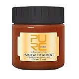PURC Conditioner,Advanced Molecular Keratin Magical Hair Treatment Mask Professtional Hair Conditioner,5 Seconds Repairs Damage Hair Root Hair Tonic Keratin Hair & Scalp Treatment (120ML)