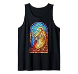 Spiritual Geometric Cathedral Mosaic XMAS Holiday
