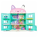 Gabby‘s Dollhouse, über 60cm großes Purrfect Puppenhaus mit Gabby und Panda Pfötchen Figur, 8 Möbelstücken, 3 Zubehörteilen, 2 Überraschungsboxen und Geräuschen, Geschenk für Kinder ab 3 Jahren