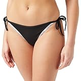 Bikini con lazo lateral Calvin Klein Bikini con Lazo Lateral Bragas, Pvh Black, M (Pack de 2) para Mujer