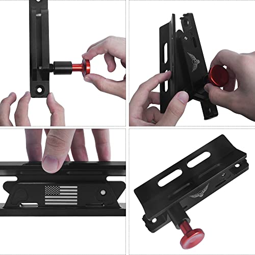 Fire Extinguisher Mount Kit, Beiguoo Adjustable Roll Bar Fire Extinguisher Mount Holder for Jeep Wrangler TJ JK JKU JL UTV Polaris RZR Ranger Camper Van, Aluminum