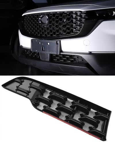 Birbenben Matte Black 2nd Gen Grill Inserts Fit for Mazda CX50 CX-50 Hybrid 2025 2024 2023 All Models, Water Tank and Radiator Protector Front Bumper Grille Mess for 2026 Mazda CX 50 Accessories
