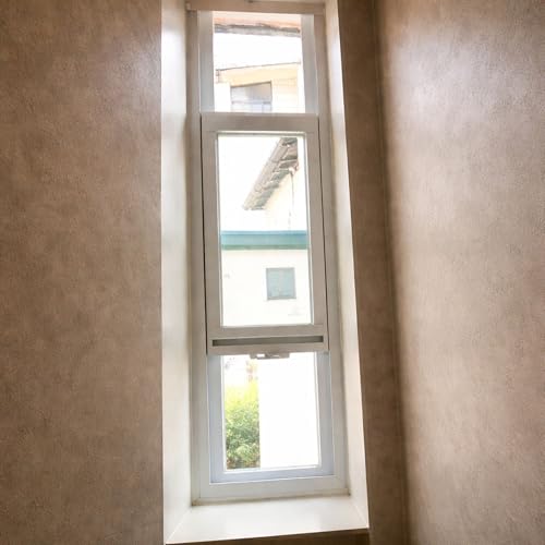 Ventanas correderas estrechas duraderas con marco blanco y cristal de alta claridad 2
