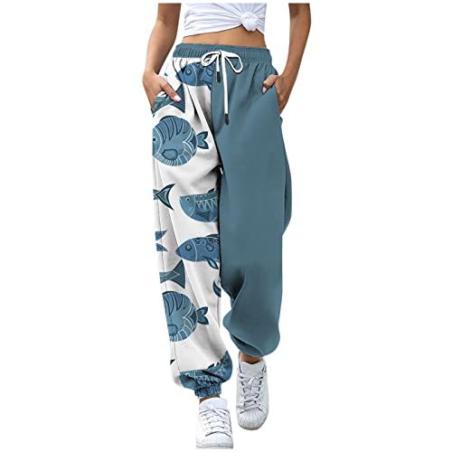 Pantalon de jogging pour femme chaud en coton ajusté avec poches