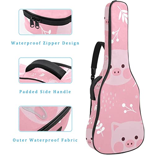 Hondank Housse de transport étanche pour guitare avec bandoulière réglable Motif cochon rose, Multicolor 01, 42.9×16.9×4… - Les Beatles, Paul McCartney, John Lennon, RIngo Starr, George Harrison Hondank Housse de transport étanche pour guitare avec bandoulière réglable Motif cochon rose, Multicolor 01, 42.9x16.9x4… – Image 5