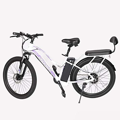 Bicicleta Elétrica e-bike Hive GreenWay Classic Branca/Roxa