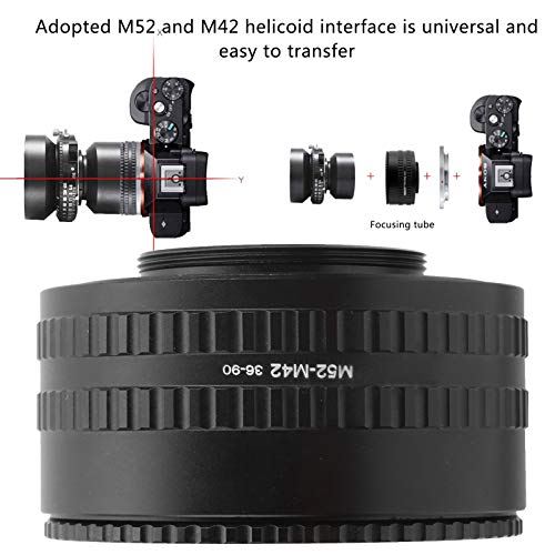 Cameralens Draagbare 36-90mm Instelbare Scherpstellen Helicoid Buis Adapter Vergroten Macro Lens Ring Helicoid Lens… - Afbeelding 4