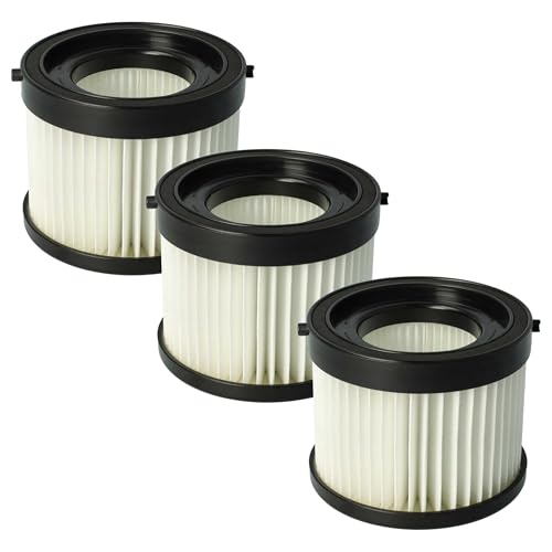 vhbw Filterset 3X Staubsaugerfilter kompatibel mit Milwaukee M18 CV-0, M18 CV Staubsauger - HEPA Filter Allergiefilter
