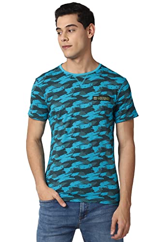 Image of Peter England Men's Graphic Slim Fit T-Shirt