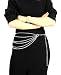 NYfashion101 Trendy Belly Chain Belt w/ Multi Link Chains & Loop IBT1005-Silver