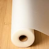 Shelf Liner, Non Adhesive Cabinet Liner, Double Sided Non-Slip Drawer Liner Cupboard Liner, Washable Refrigerator Mats for Pantry Cabinet, Kitchen Bathroom Shelve, Shoe Rack (17.5 Inches x 20 FT)