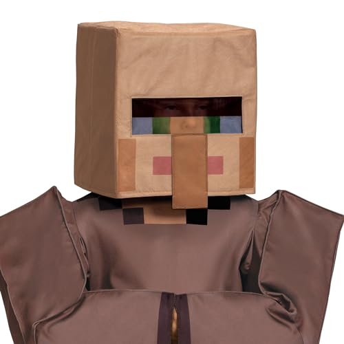 Disguise Boys Minecraft Villager Costume, Official Minecraft Deluxe Kids Costume4