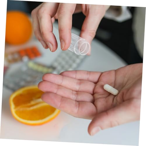 Contenedores compactos para pastillas COLLBATH botes pequeños para evitar pérdidas de cápsulas 6