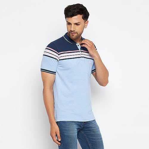 Image of Duke Men's Striped Regular Fit T-Shirt