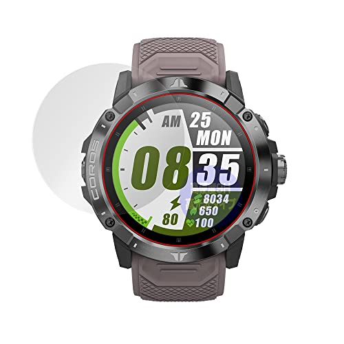 �~���r�b�N�X COROS VERTIX 2 GPS Adventure Watch �p PET�� 9H ���� �ی� �t�B���� �����K���X�����̍d�x ���d�x9H�f�ލ̗p ���{�� OverLay Brilliant 9H