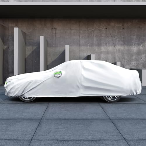 Image of Migaven Waterproof Full Exterior Cover Sun Rain Protection Fit for 2007-2026 BMW 3 Series M3 320i 325i 328i 330i 340i, Silver