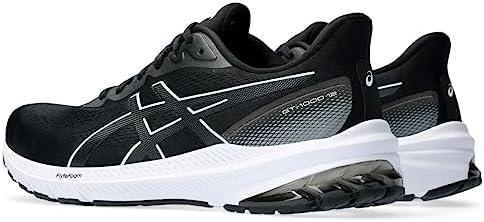 ASICS Men's GT-1000 12 Running Shoes, 10.5, Black/White | Image 2