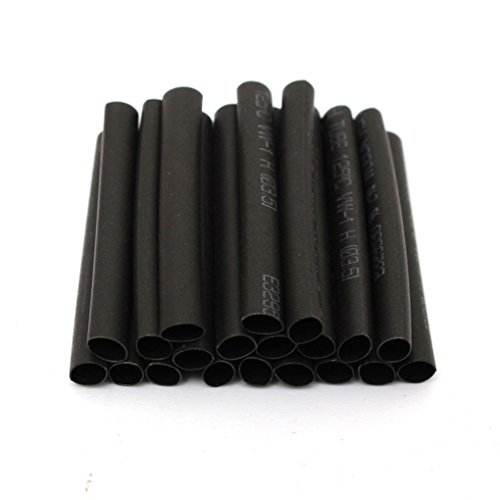 Yangge Yujum 127 Pezzi Nero termorestringenti Tubo Assortimento Wrap Isolamento Elettrico Cavi Tubi Tubo Manicotti Wrap Tubes