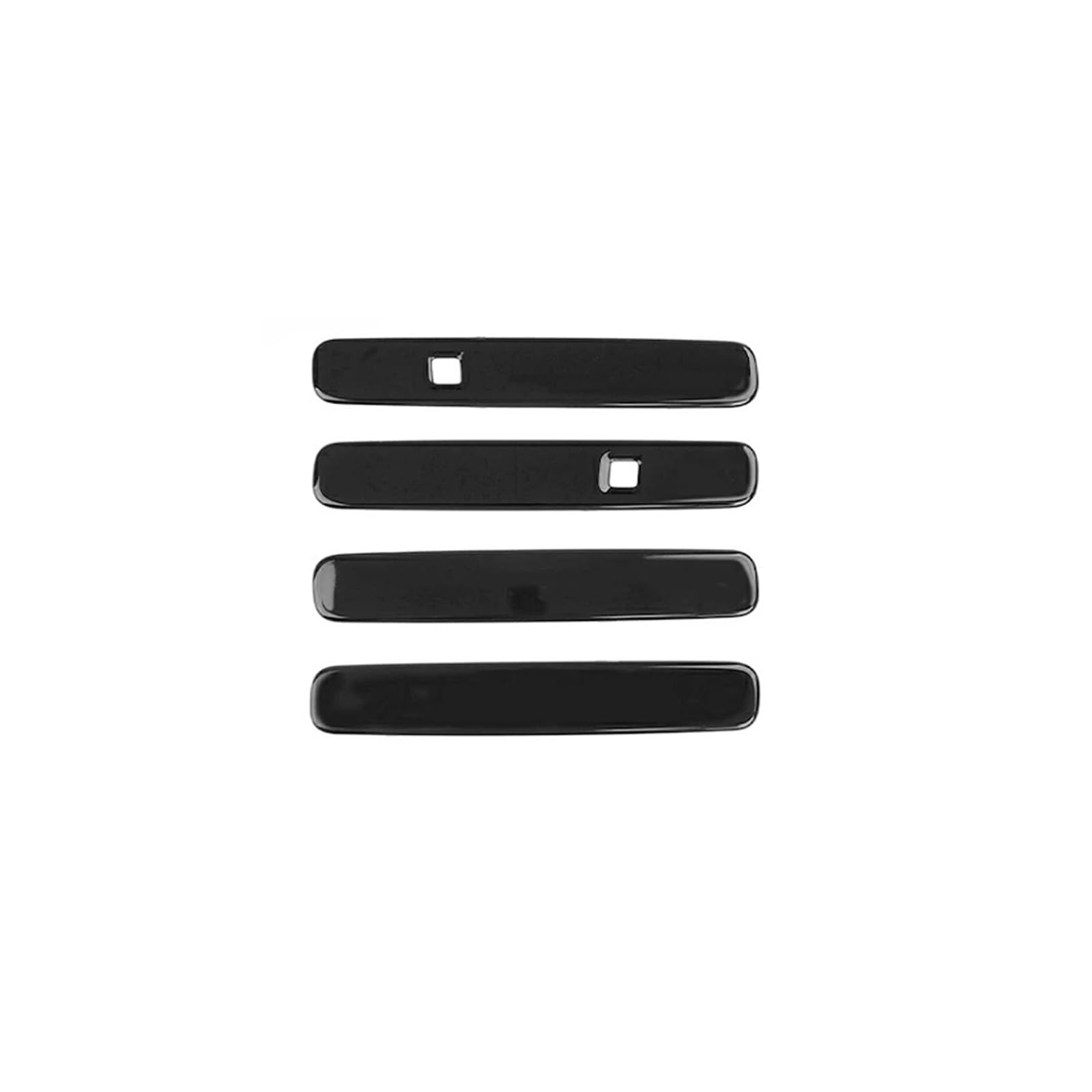 Tntgebfvbg Black Universal Car Exterior Door Handle For Hyundai For Ioniq 9 Accessories Exterior Carbon Fiber Bright Style Outer Door Handle Cover Trim Lhd/Rhd(Black)