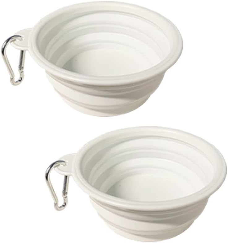 Collapsible Dog Bowls, 2 Pack Dog/Cat Travel Bowl Portable